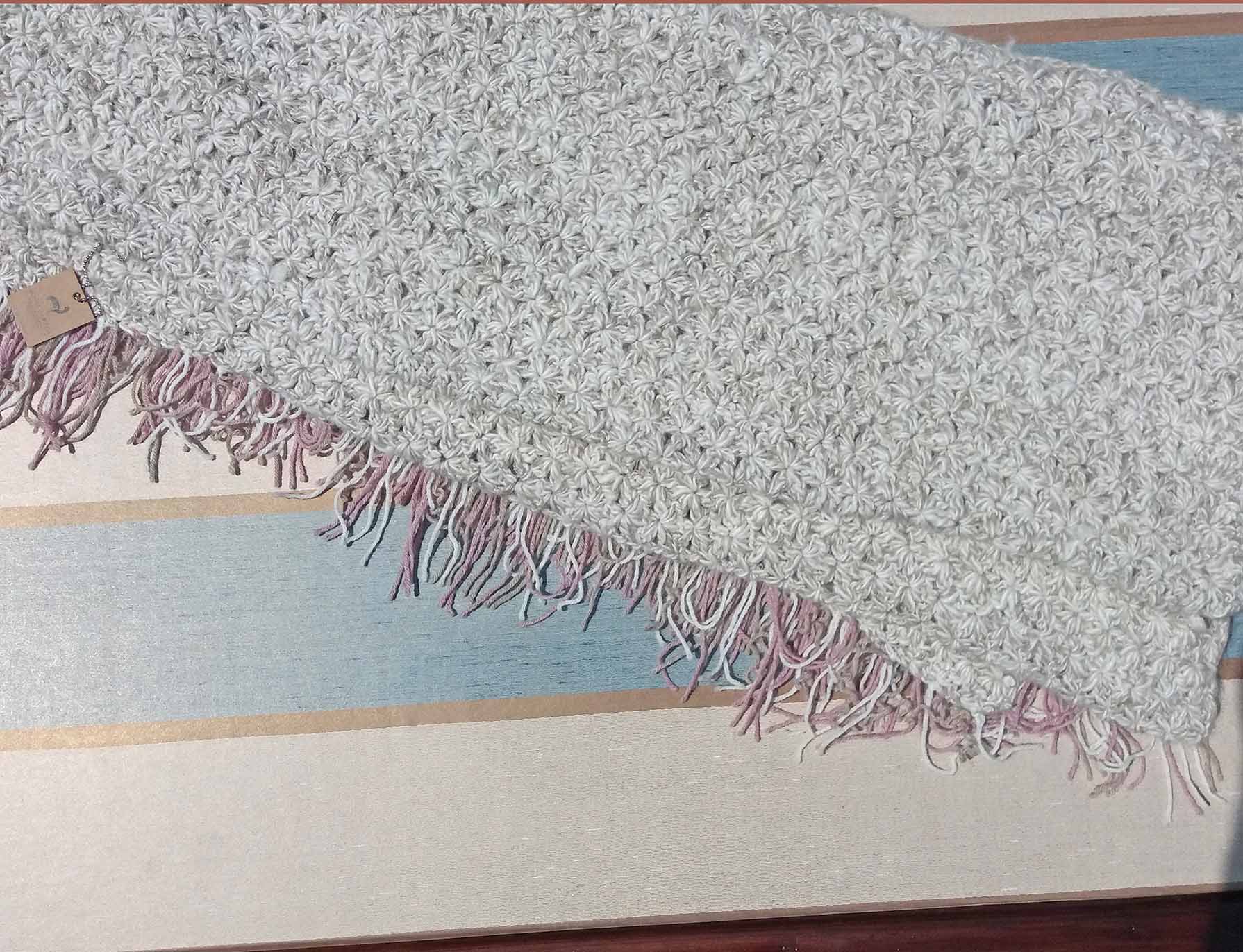 Silky Organic 165 x 190 cm; 2.59 kg Hypoallergenic Peruvian Royal Alpaca Throw Blanket Vegan Thermo Natural Dark Brown Crochet-knit