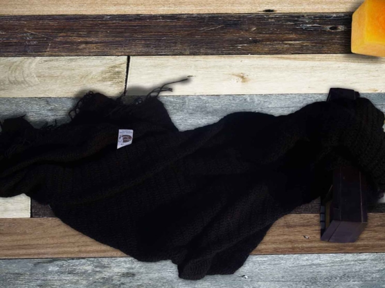 Peruvian Baby Alpaca throw blanket _black_crochet_knit_v10_SDddd